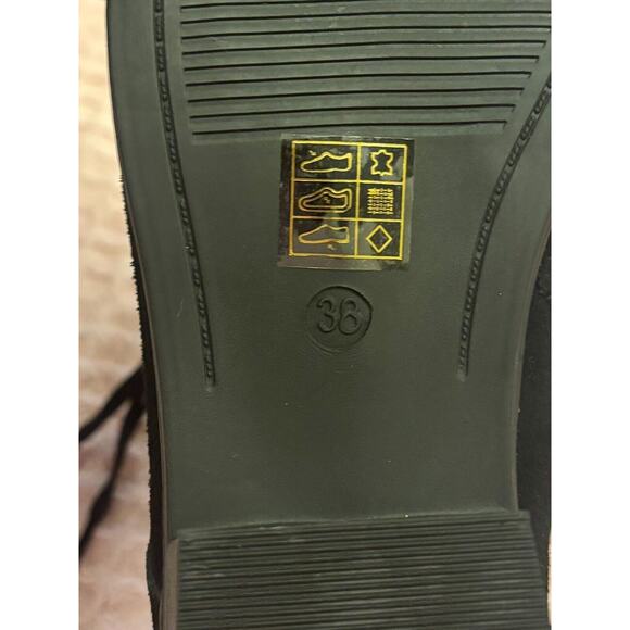 NIB Aqua Diva Darie La Diva Black Suede Ankle Booties Women's Size EU 38 US 7 - Picture 6 of 12